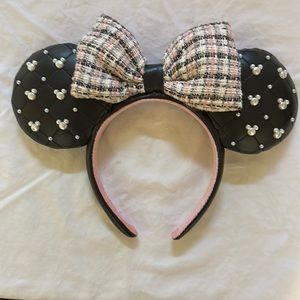 Black and Pearl Minnie ears